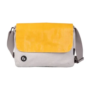 Bolsa Carteiro Media Areia/Urucum