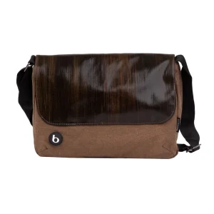 Bolsa Carteiro Media Marrom/Jenipapo